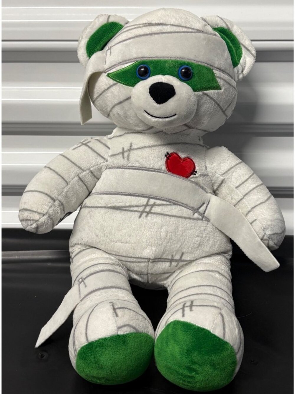 2016 Retired Build-A-Bear Workshop White Plush Mummy Teddy Bear 16"